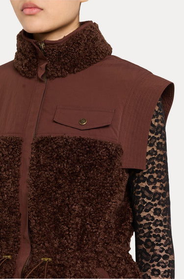 Tariet Teddy Fleece Vest-JACKETS & OUTERWEAR-Ulla Johnson-Debs Boutique